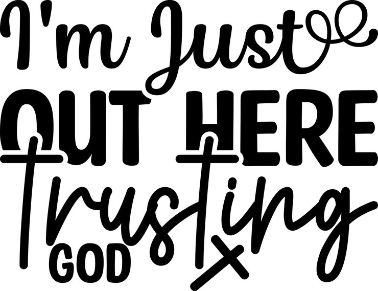 Estoy aquí afuera confiando en Dios