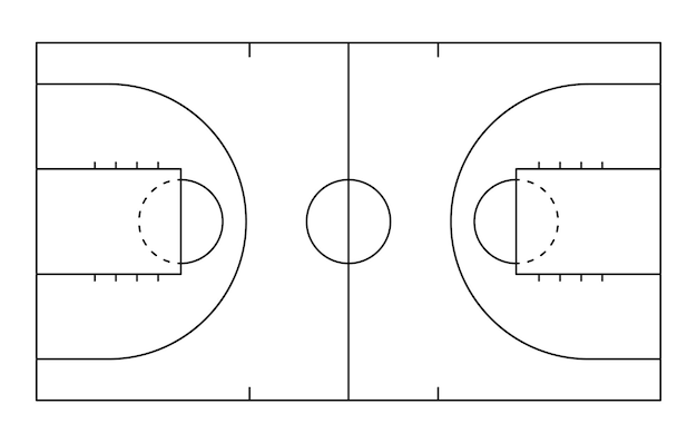 Ilustración de Campo De Estrategia De Baloncesto Plantilla De Pizarra  Táctica De Juego Esquema De Juego De Baloncesto Dibujado A Mano Tablero De  Aprendizaje Plan Deportivo Ilustración Vectorial y más Vectores Libres