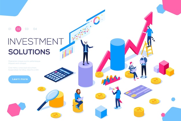 Estrategia de economía de desarrollo del banco. Soluciones comerciales para inversiones, análisis.