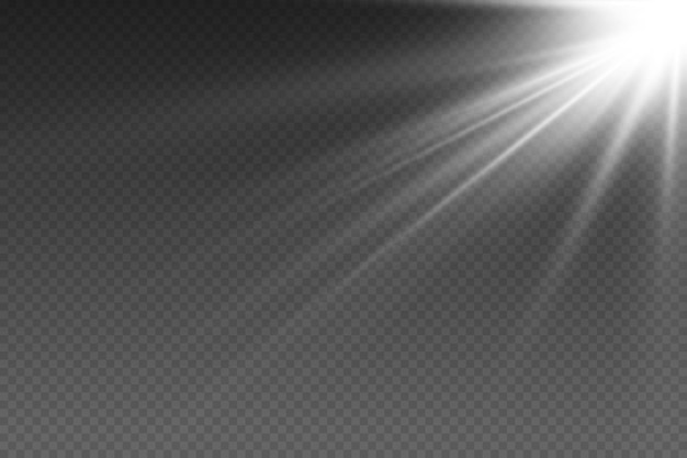 Estrella brillante explosión mágica y destello de luz Efecto de luz de brillo y resplandor