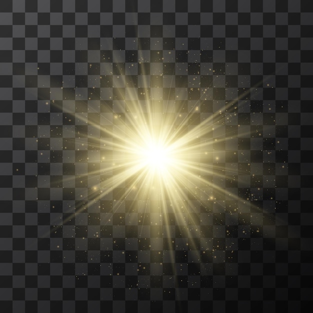una estrella brillante sobre un fondo negro
