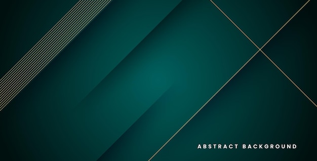 Estrella diagonal verde abstracta con sombra de línea de forma naranja decoración de fondo vector eps10