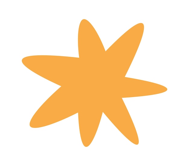 Estrella dibujada a mano
