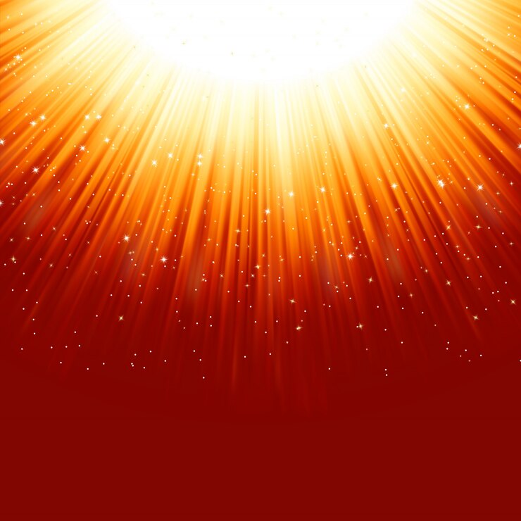 Vector estrella estalló fuego rojo y amarillo.