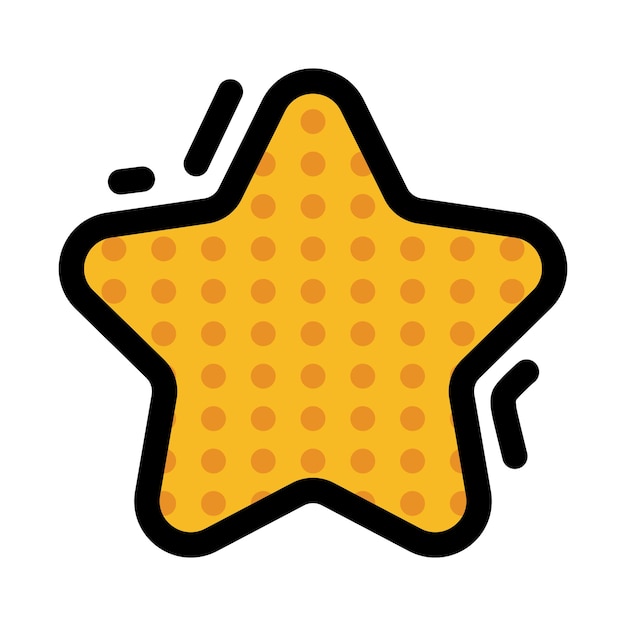 Estrella de estilo cómic