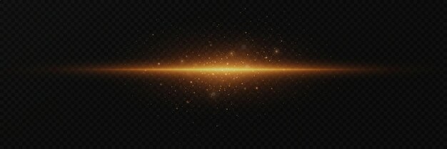 Estrella de explosión de luz brillante con efecto de llamarada y llamarada en un fondo transparente
