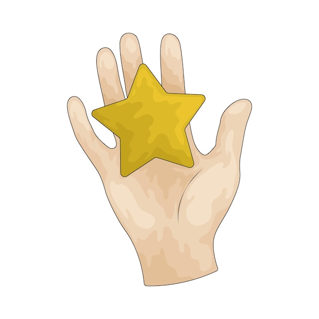 Estrella de explotación de mano