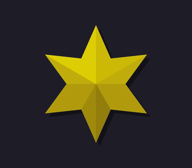 estrella en el fondo
