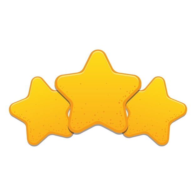 Estrella de forma vectorial plana