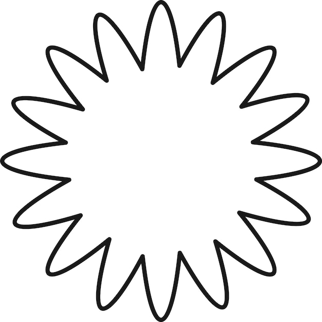 Estrella con líneas geométricas