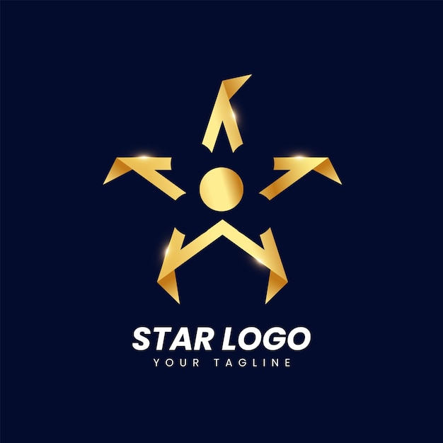 Vector estrella logotipo