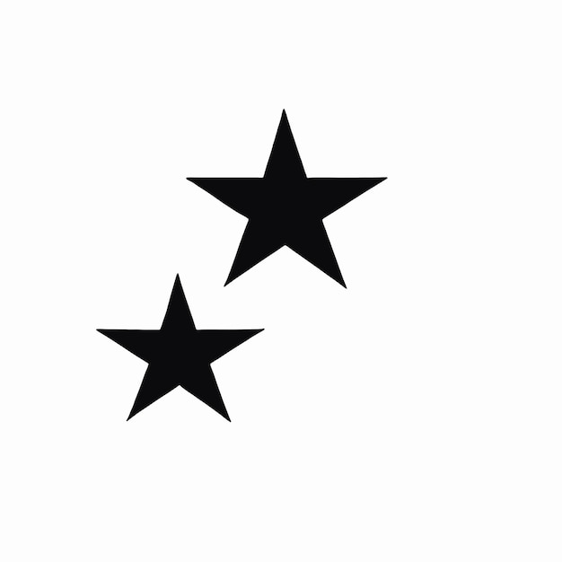 una estrella negra con una estrella en ella que dice estrella