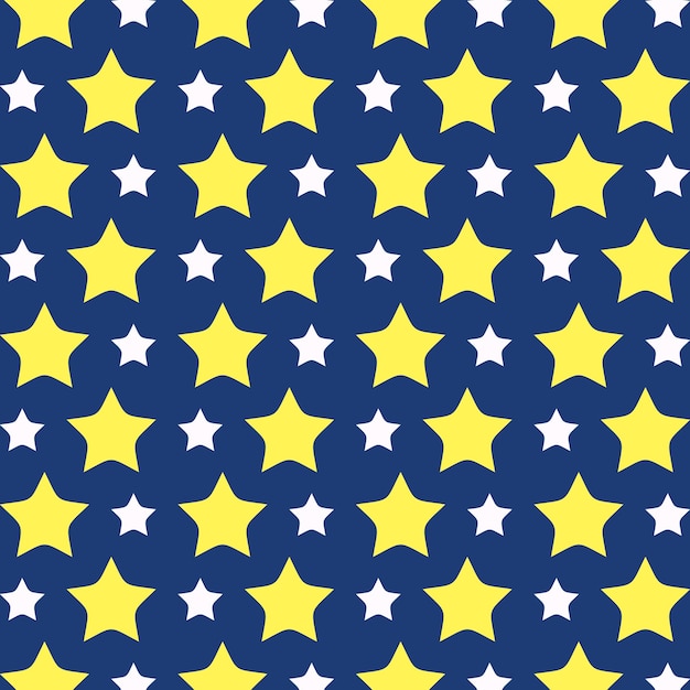 Estrella nocturna útil de moda de colores que repite el patrón de la ilustración vectorial diseño genial
