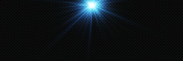 La estrella parpadeó con una luz brillante la luz brillante explota