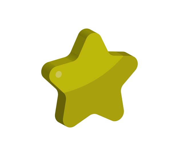 estrella tridimensional