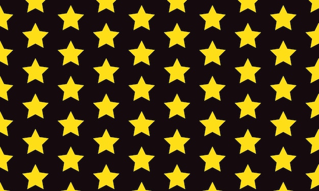Estrellas amarillas en negro