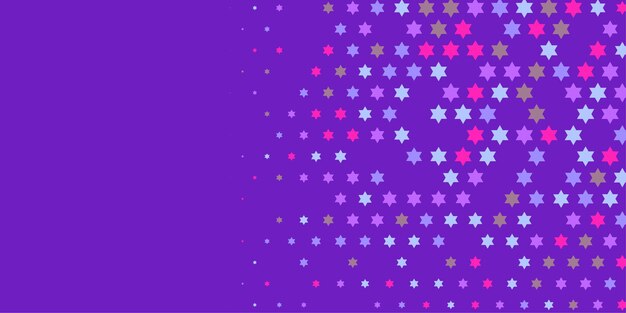 Estrellas ancho estandarte dos colores resumen ilustración de fondo hermoso papel tapiz de colores