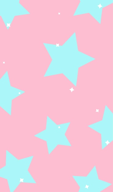 estrellas azules sobre un fondo rosado
