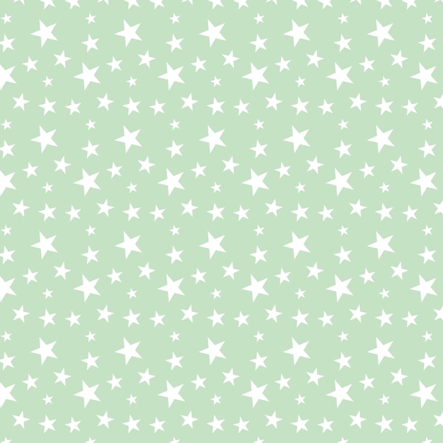estrellas blancas sobre un fondo verde