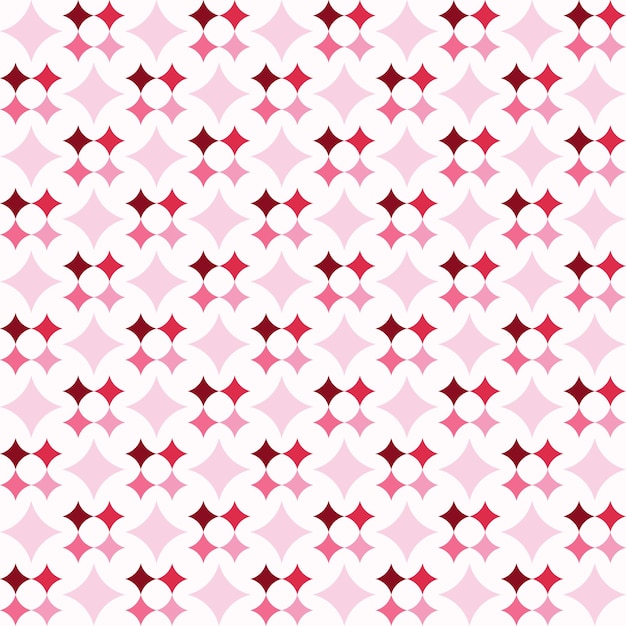 Las estrellas brillan patrón geométrico rosa formas modernas fondo