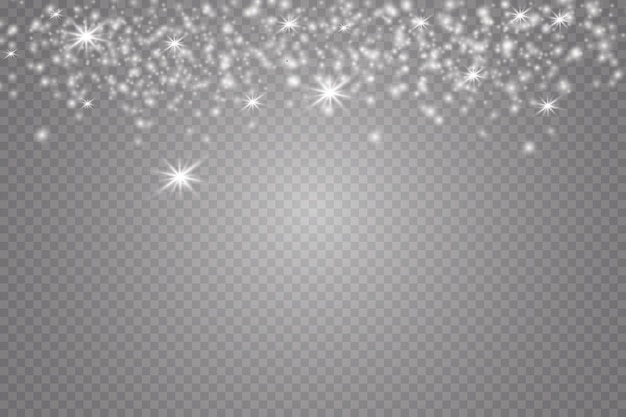 Vector estrellas brillantes luces y destellos. efecto de luz resplandor