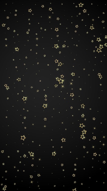 Estrellas centelleantes esparcidas al azar