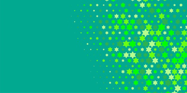 Estrellas de colores Abstracto Ilustración de fondo hermoso banner con espacio de copia