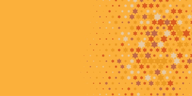 Estrellas de colores Abstracto Ilustración de fondo hermoso banner con espacio de copia