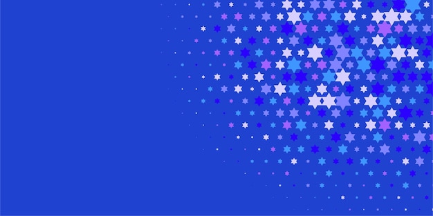 Vector estrellas de colores abstracto ilustración de fondo hermoso banner con espacio de copia