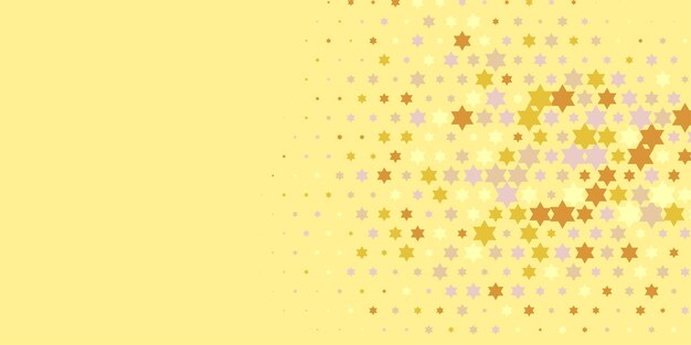Vector estrellas de colores abstracto ilustración de fondo hermoso banner con espacio de copia