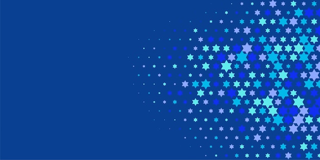 Estrellas de colores Abstracto Ilustración de fondo hermoso banner con espacio de copia