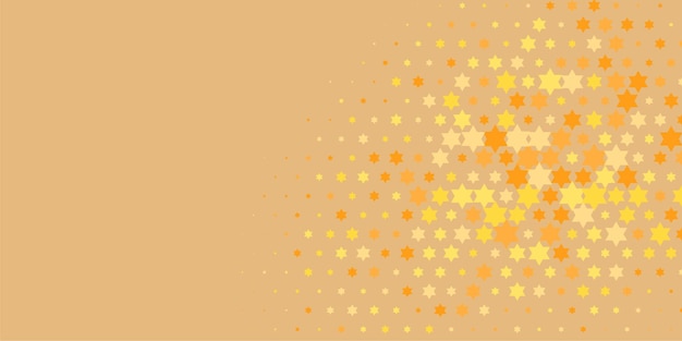 Estrellas de colores abstracto ilustración de fondo hermoso banner con espacio de copia