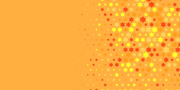 Vector estrellas de colores abstracto ilustración de fondo hermoso banner con espacio de copia