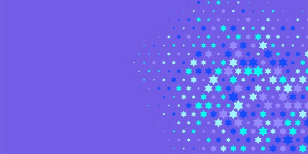 Estrellas de colores Abstracto Ilustración de fondo hermoso banner con espacio de copia
