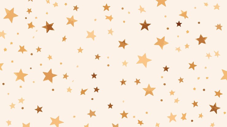 estrellas doradas sobre un fondo rosa claro