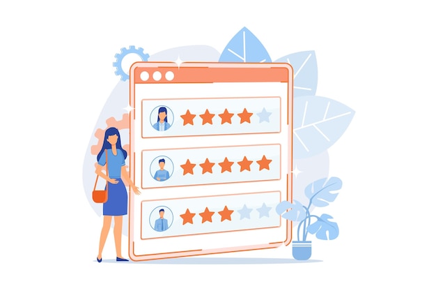 Estrellas de lealtad Reseñas de clientes y usuarios Sistema de clasificación de sitios web Comentarios positivos evaluar votos