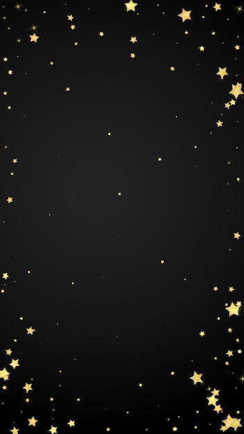 Estrellas mágicas superpuestas por vectores Estrellas doradas dispersas