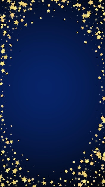 Estrellas mágicas superpuestas por vectores Estrellas doradas dispersas