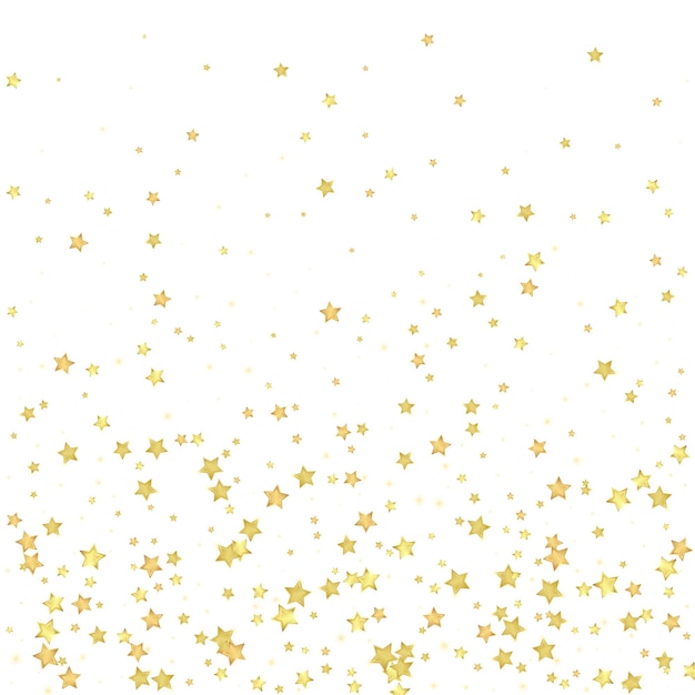 Estrellas mágicas superpuestas por vectores Estrellas doradas dispersas