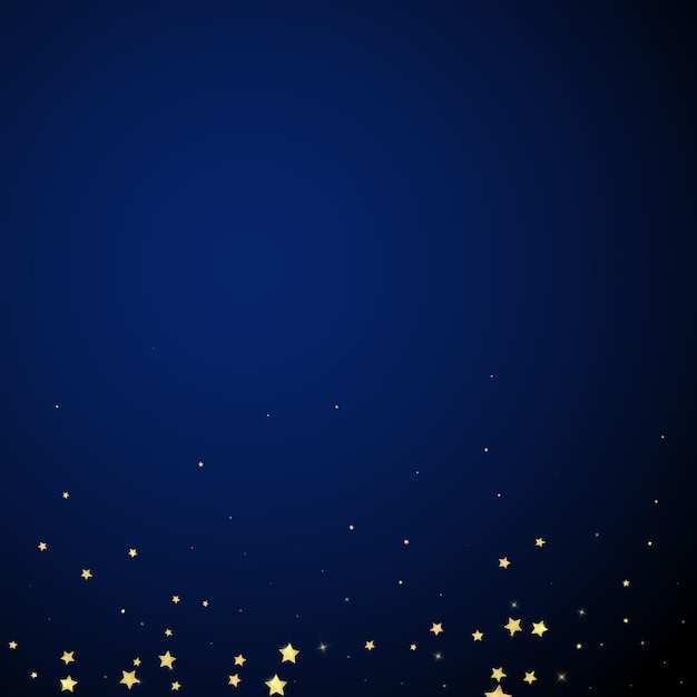 Estrellas mágicas superpuestas por vectores Estrellas doradas dispersas