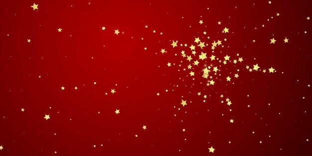 Estrellas mágicas superpuestas por vectores Estrellas doradas dispersas