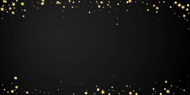 Estrellas mágicas superpuestas por vectores Estrellas doradas dispersas