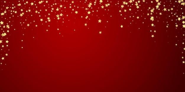 Estrellas mágicas superpuestas por vectores Estrellas doradas dispersas