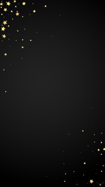 Estrellas mágicas superpuestas por vectores Estrellas doradas dispersas
