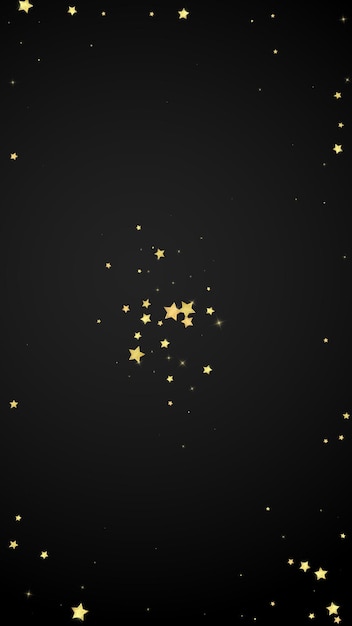 Estrellas mágicas superpuestas por vectores Estrellas doradas dispersas