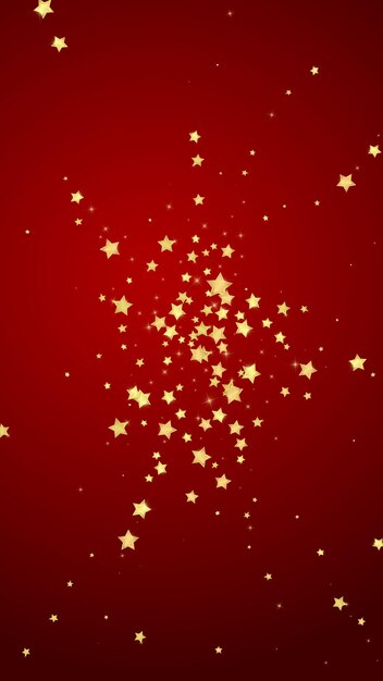 Estrellas mágicas superpuestas por vectores Estrellas doradas dispersas