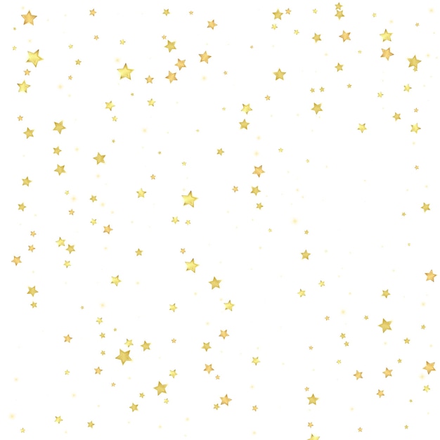 Estrellas mágicas superpuestas por vectores Estrellas doradas dispersas