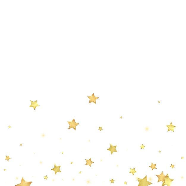 Estrellas mágicas superpuestas por vectores Estrellas doradas dispersas