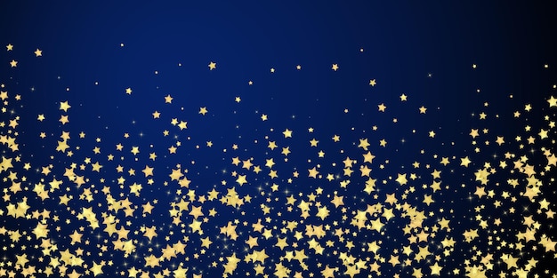 Estrellas mágicas superpuestas por vectores Estrellas doradas dispersas