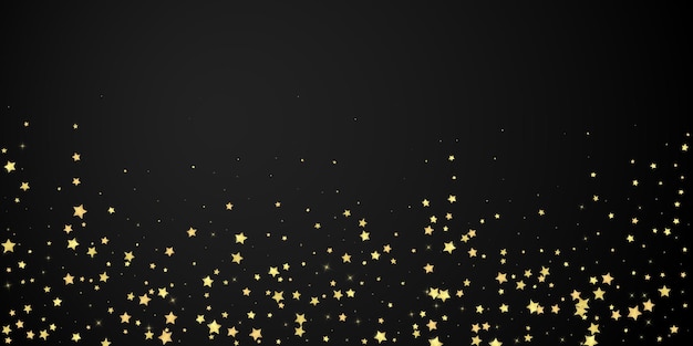 Estrellas mágicas superpuestas por vectores Estrellas doradas dispersas